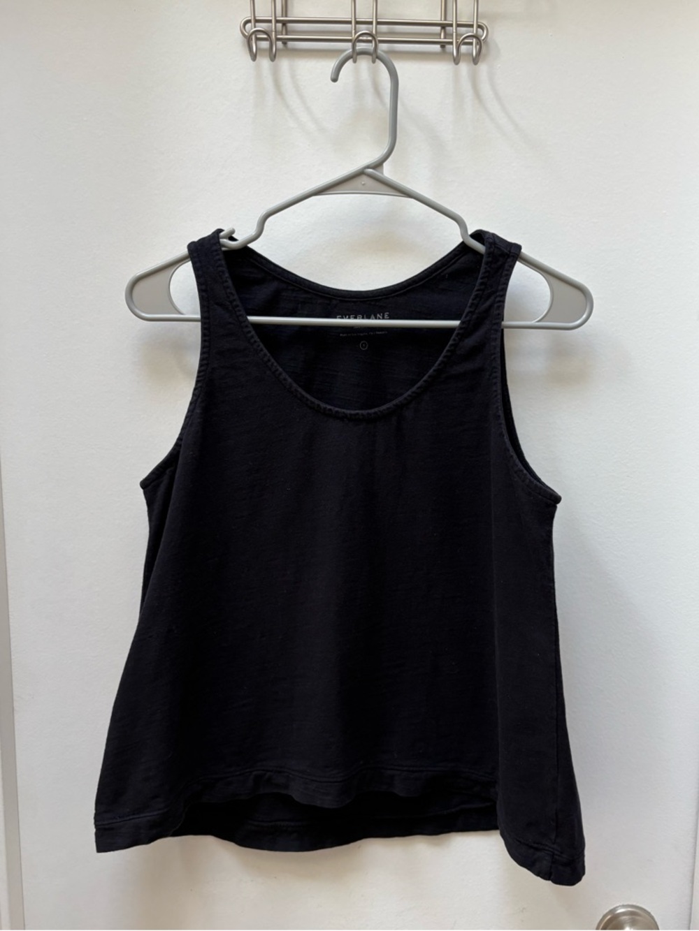 Everlane Black Scoop A-Line Tank